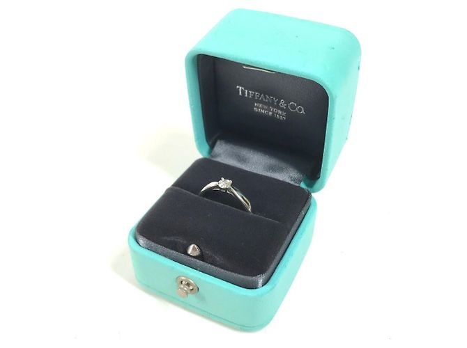 Tiffany & Co. Diamant-Platin-Bandring Silber - Ansicht 9