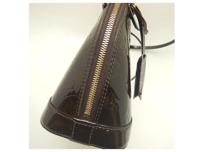 Borsa Louis Vuitton Vernis Alma BB Bordò - vista 6