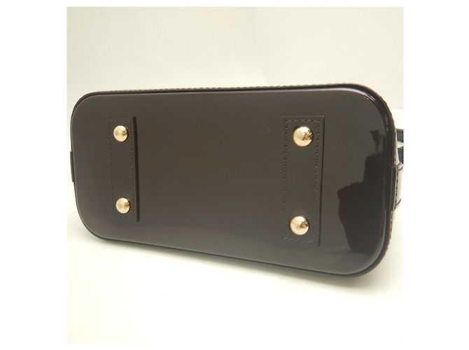 Borsa Louis Vuitton Vernis Alma BB Bordò - vista 7