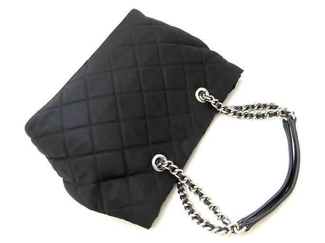 Prada Impuntu 2-Way Tote Bag Schwarz - Ansicht 5