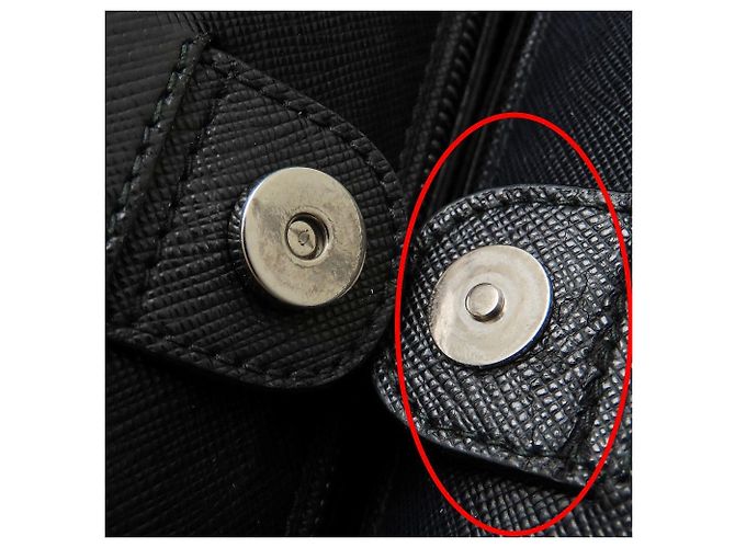Prada Impuntu 2-Way Tote Bag Schwarz - Ansicht 8
