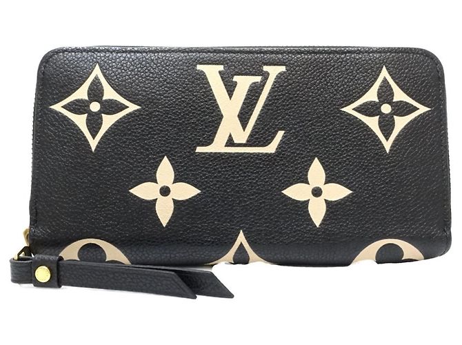 Portafoglio Lungo Louis Vuitton Monogram Bicolor Empreinte Nero Crudo - vista 2