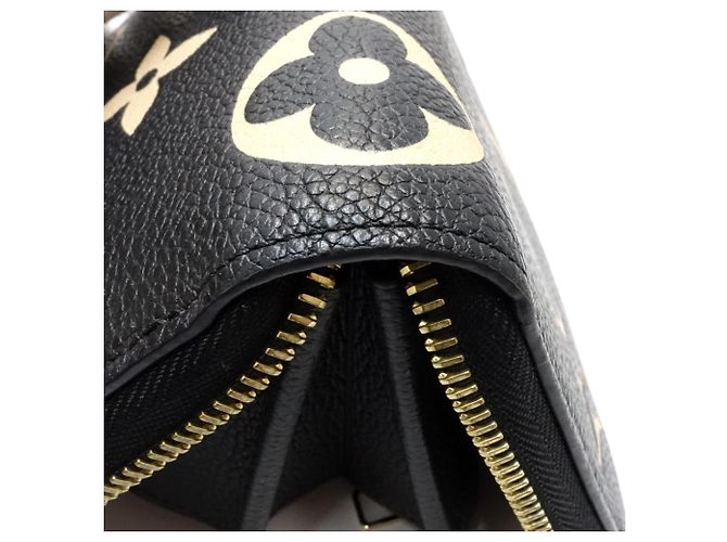 Portafoglio Lungo Louis Vuitton Monogram Bicolor Empreinte Nero Crudo - vista 6