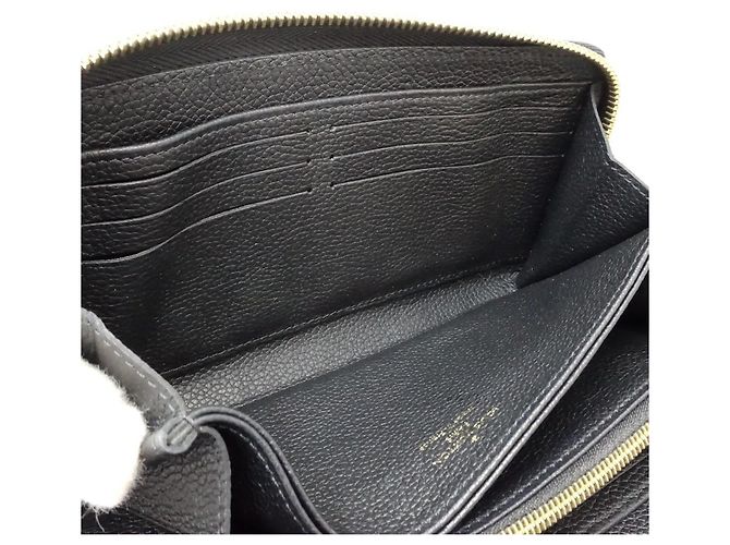 Portafoglio Lungo Louis Vuitton Monogram Bicolor Empreinte Nero Crudo - vista 8