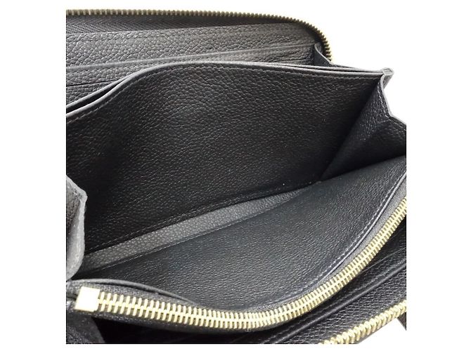 Portafoglio Lungo Louis Vuitton Monogram Bicolor Empreinte Nero Crudo - vista 9