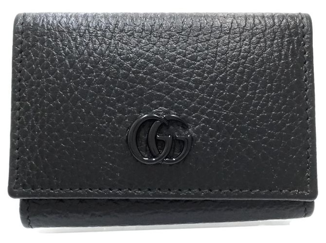 Marmont Gucci Tri-fold Geldbörse Schwarz - Ansicht 2