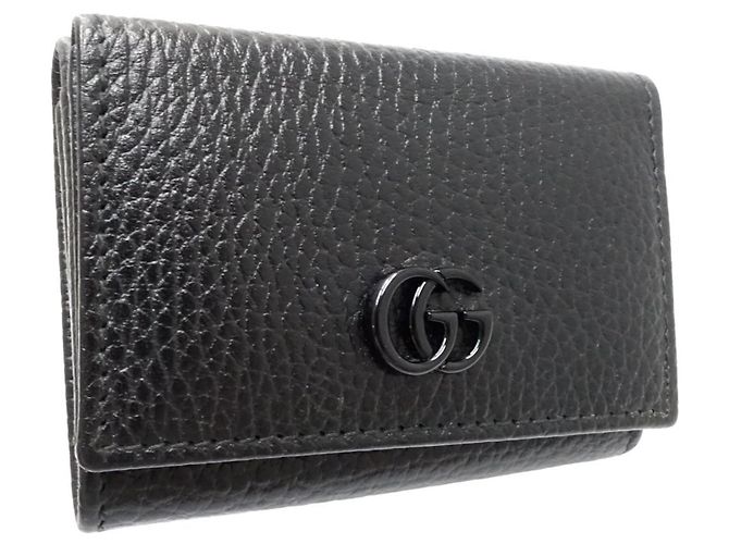 Marmont Gucci Tri-fold Geldbörse Schwarz - Ansicht 3
