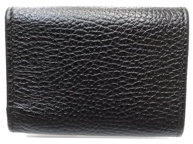 Marmont Gucci Tri-fold Geldbörse Schwarz - Ansicht 4