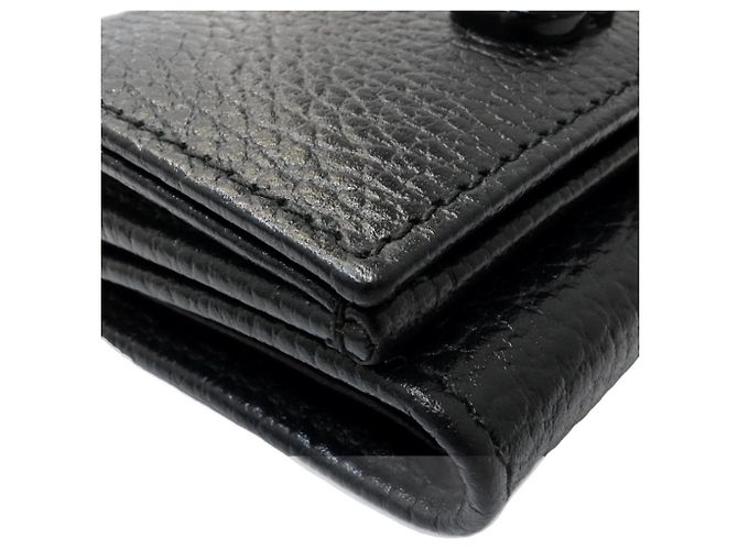 Marmont Gucci Tri-fold Geldbörse Schwarz - Ansicht 5