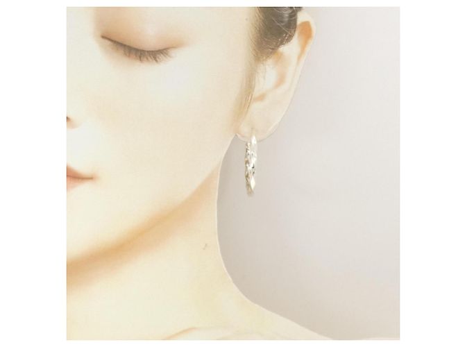 Orecchini a cerchio Tiffany & Co. in argento sterling 925 - vista 4