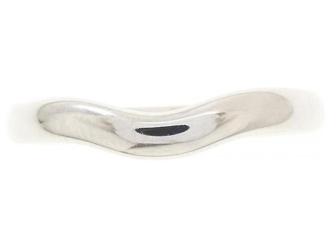 Tiffany & Co Tiffany Gebogener Platin-Bandring - Ansicht 2