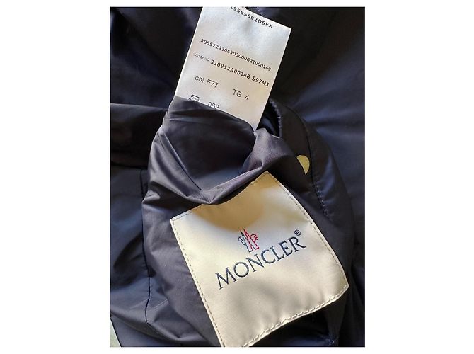 Giacca Moncler con monogramma Blu scuro - vista 15