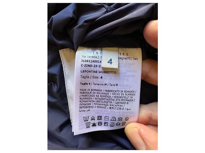 Giacca Moncler con monogramma Blu scuro - vista 16