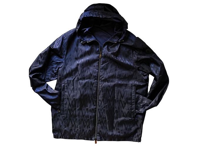 Giacca Moncler con monogramma Blu scuro - vista 5
