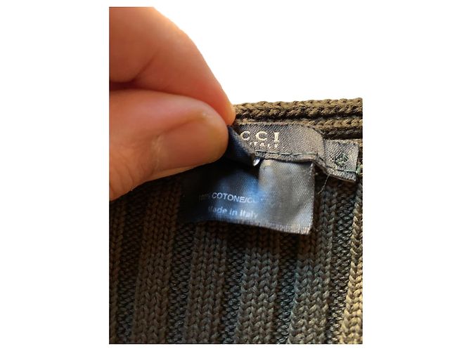 Jersey Gucci de algodón caqui Castaño - vista 3