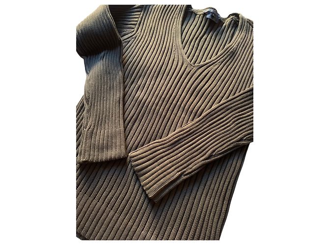 Jersey Gucci de algodón caqui Castaño - vista 6