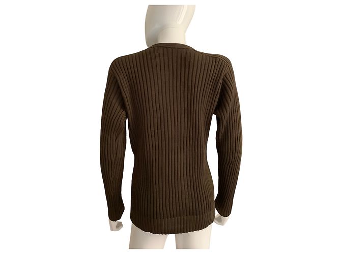 Jersey Gucci de algodón caqui Castaño - vista 8