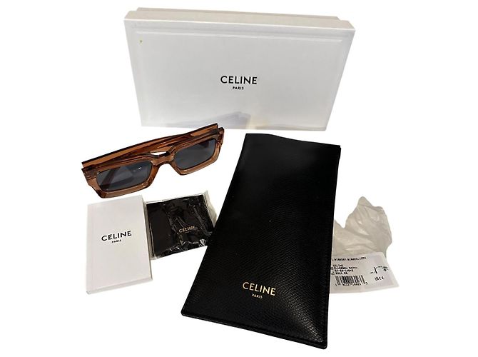 Céline Gafas de sol Celine CL4028OU Rosa Azul oscuro - vista 9