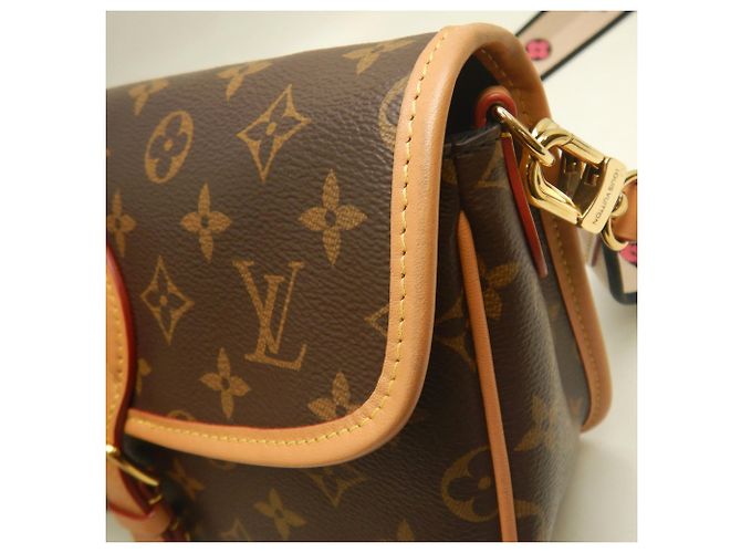 Borsa a tracolla Louis Vuitton Monogram Diane Marrone - vista 11