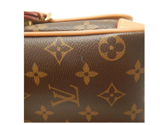 Borsa a tracolla Louis Vuitton Monogram Diane Marrone - vista 20