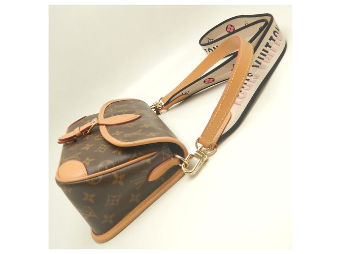Borsa a tracolla Louis Vuitton Monogram Diane Marrone - vista 5