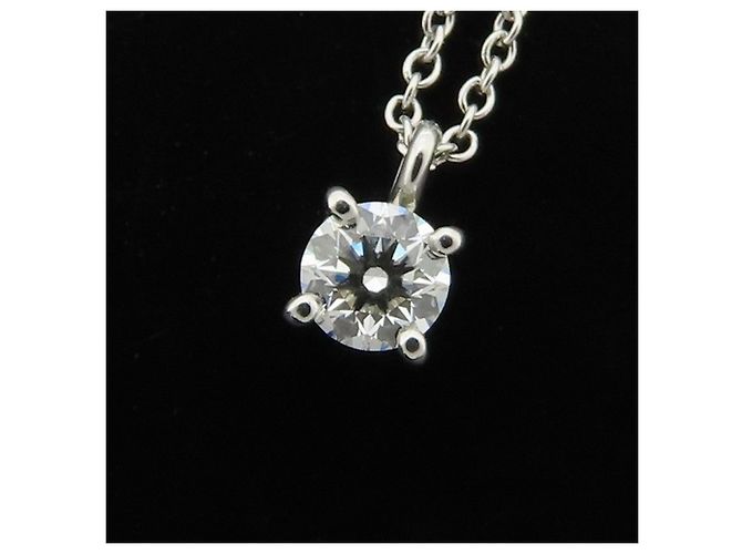 Collana Solitario Diamante Tiffany & Co. - vista 3