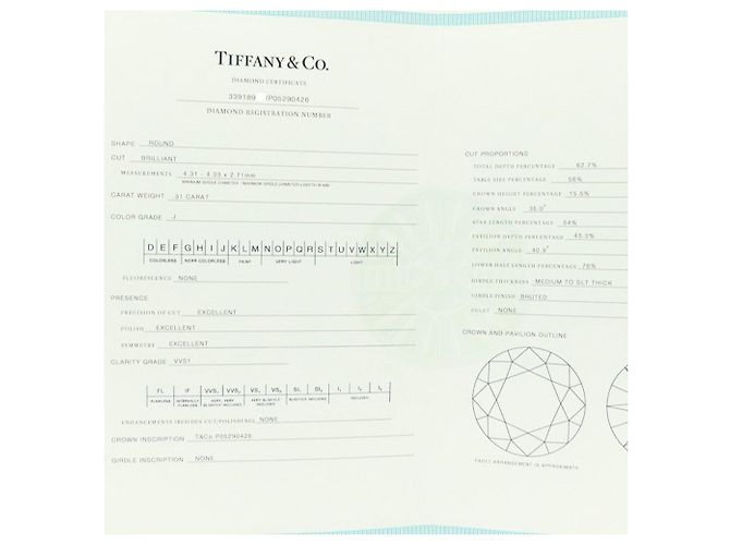 Collana Solitario Diamante Tiffany & Co. - vista 6