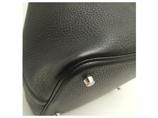 Hermès Borsa Hermes Picotin Lock MM Nero - vista 11
