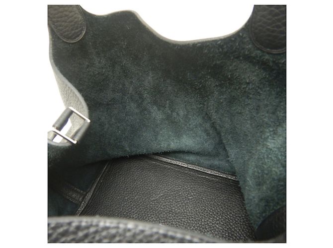 Hermès Borsa Hermes Picotin Lock MM Nero - vista 12