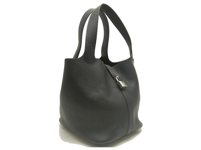 Hermès Borsa Hermes Picotin Lock MM Nero - vista 2