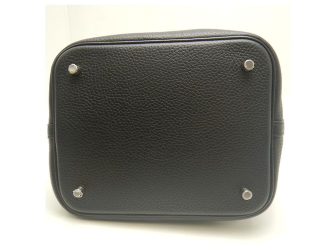 Hermès Borsa Hermes Picotin Lock MM Nero - vista 6