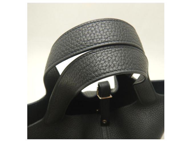 Hermès Borsa Hermes Picotin Lock MM Nero - vista 8