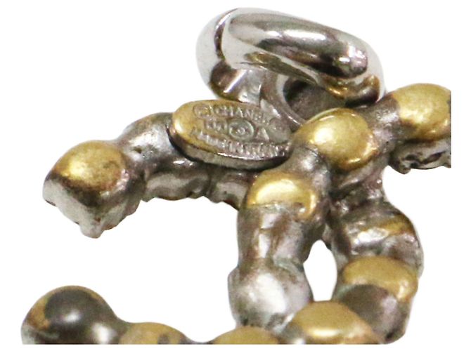 Charm pendente Chanel Coco Mark con strass Argento - vista 3