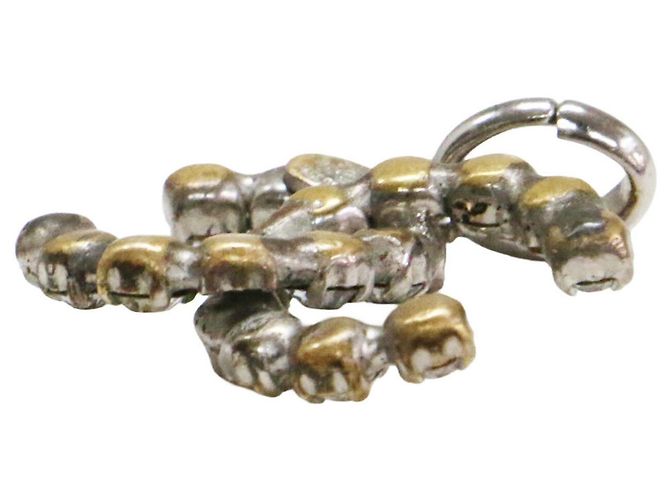 Charm pendente Chanel Coco Mark con strass Argento - vista 5