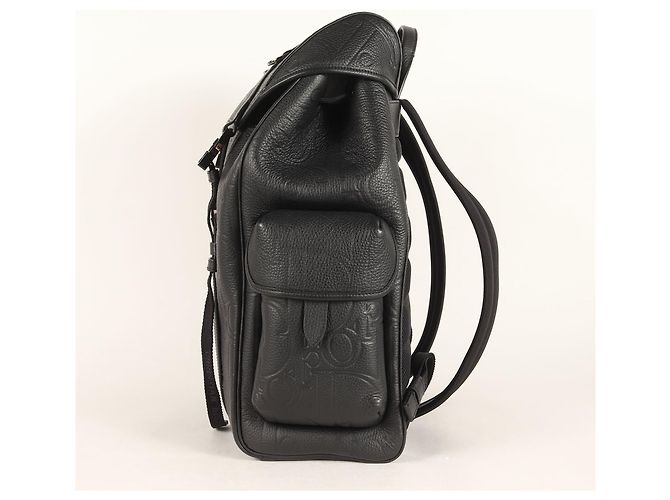 Zaino Christian Dior in pelle nera Nero - vista 2