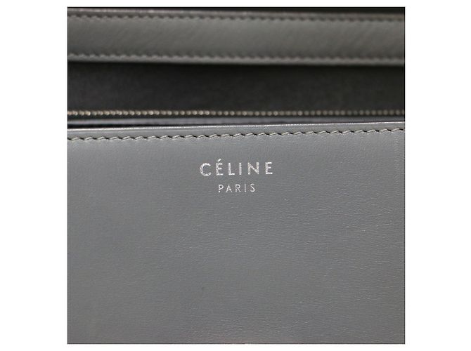 Céline Borsa a tracolla Celine Classic Box Marrone - vista 6