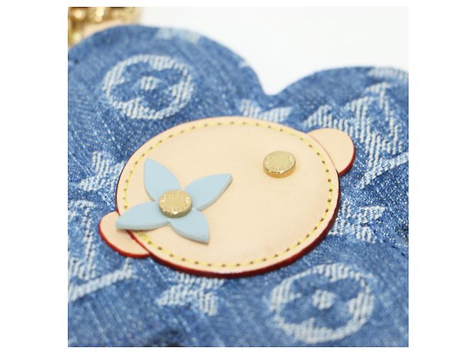 Portachiavi Louis Vuitton 26 Bag Charm Vivienne Denim Blu - vista 3