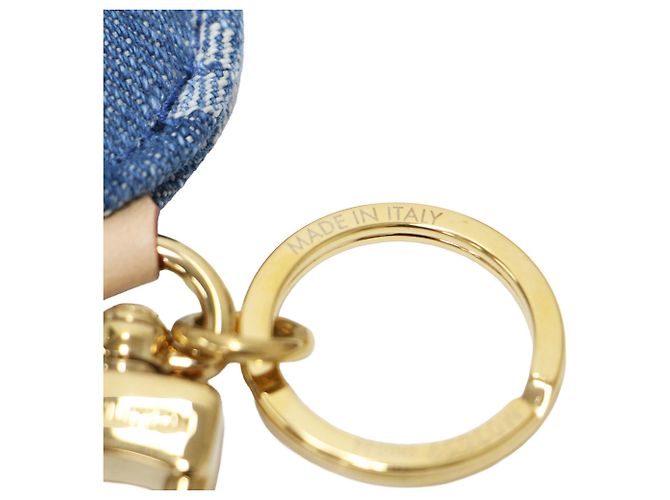Portachiavi Louis Vuitton 26 Bag Charm Vivienne Denim Blu - vista 6