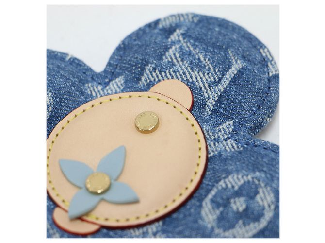 Portachiavi Louis Vuitton 26 Bag Charm Vivienne Denim Blu - vista 8