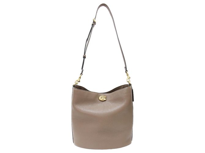 Borsa a secchiello morbida Willow COACH Marrone - vista 5
