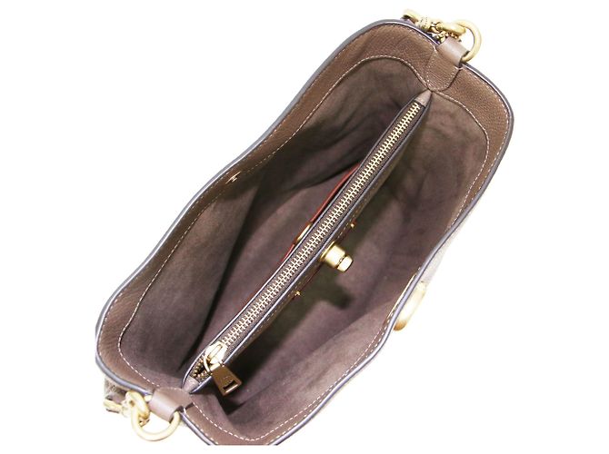 Borsa a secchiello morbida Willow COACH Marrone - vista 6