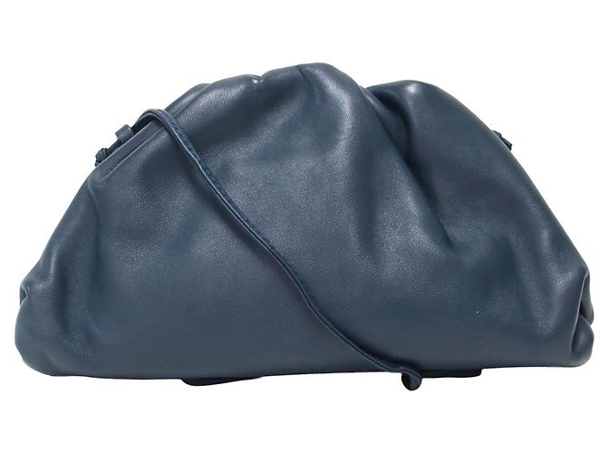 Bottega Veneta Borsa a spalla The Pouch 20 Blu navy - vista 3