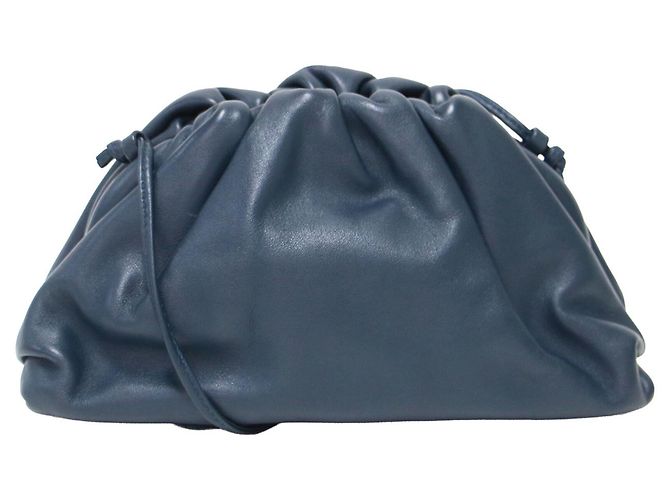 Bottega Veneta Borsa a spalla The Pouch 20 Blu navy - vista 4