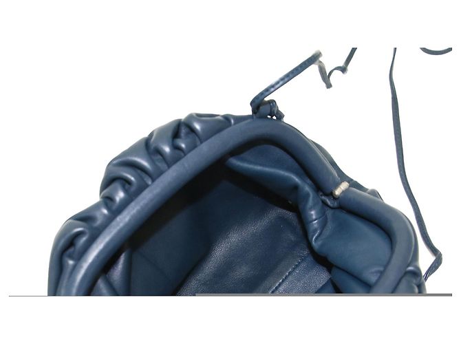 Bottega Veneta Borsa a spalla The Pouch 20 Blu navy - vista 5