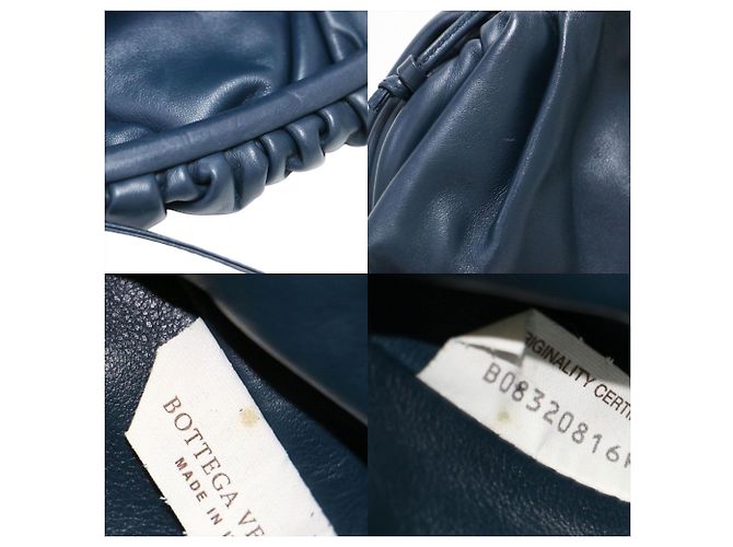 Bottega Veneta Borsa a spalla The Pouch 20 Blu navy - vista 9
