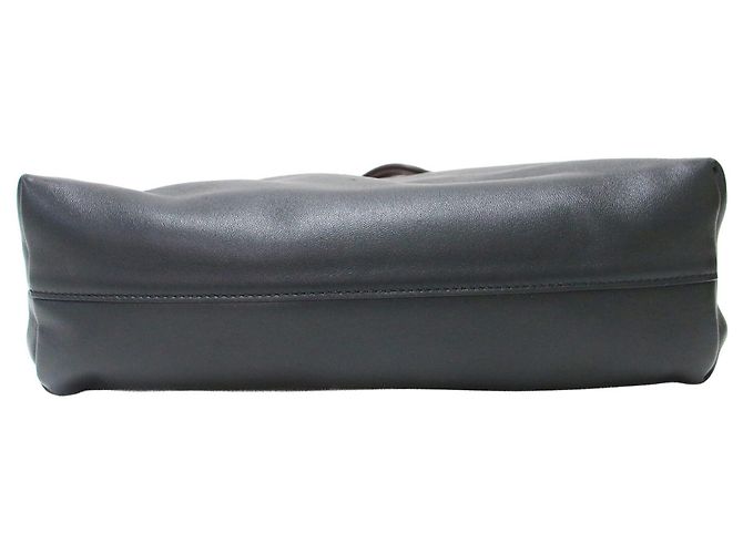 Borsa Tote Loewe Flamenco Marrone Nero - vista 7