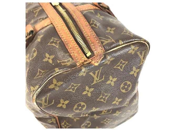 Borsa Louis Vuitton Monogram Saxophone 35 Marrone - vista 13