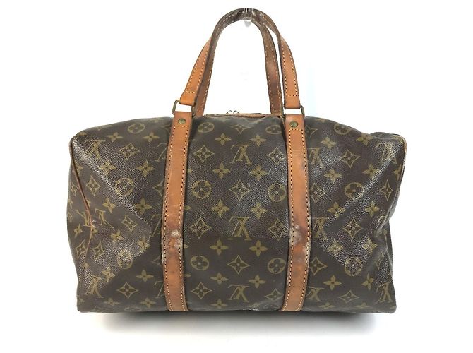 Borsa Louis Vuitton Monogram Saxophone 35 Marrone - vista 2