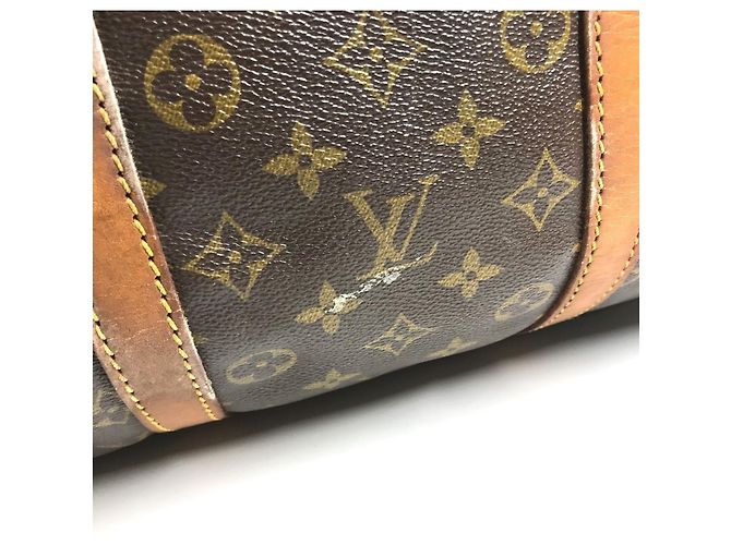 Borsa Louis Vuitton Monogram Saxophone 35 Marrone - vista 8