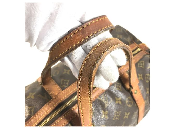 Borsa Louis Vuitton Monogram Saxophone 35 Marrone - vista 9